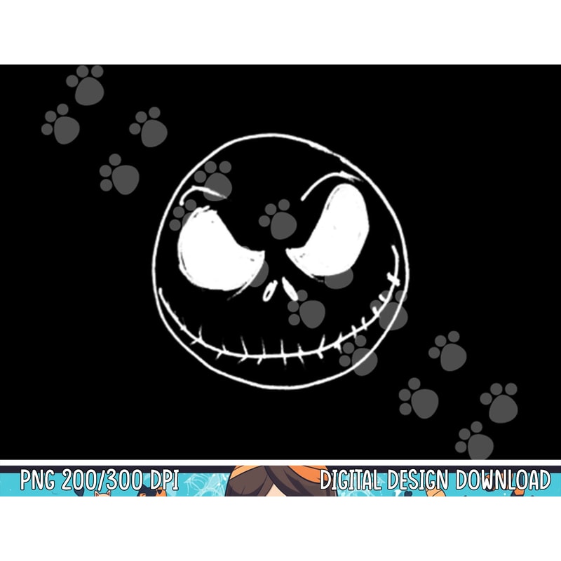Disney The Nightmare Before Christmas Jack Scribble Pocket png, sublimation copy.jpg