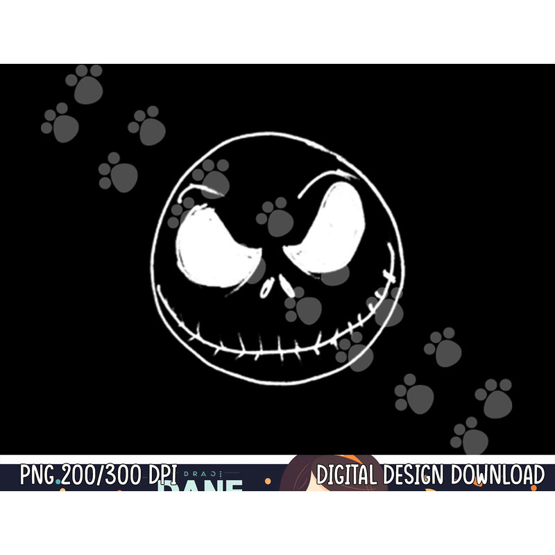 Disney The Nightmare Before Christmas Jack Scribble Pocket png, sublimation copy.jpg