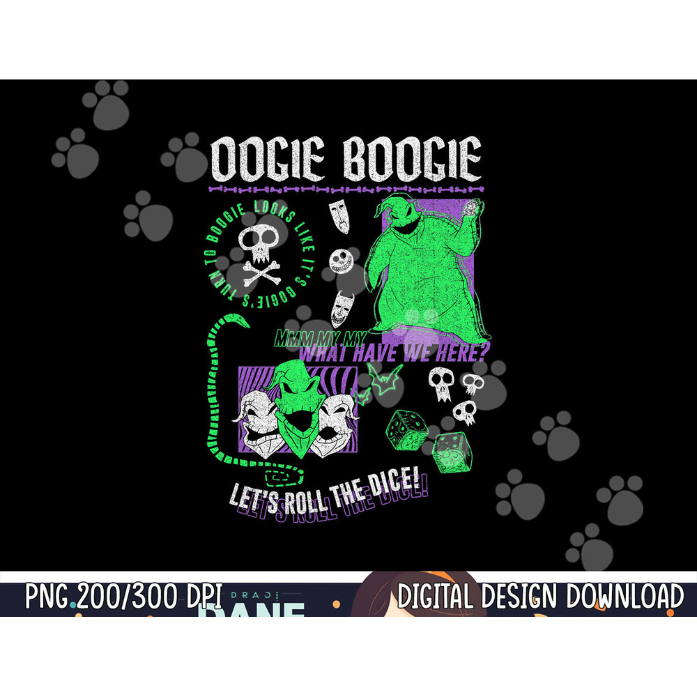Disney The Nightmare Before Christmas Oogie Boogie Poster png, sublimation copy.jpg
