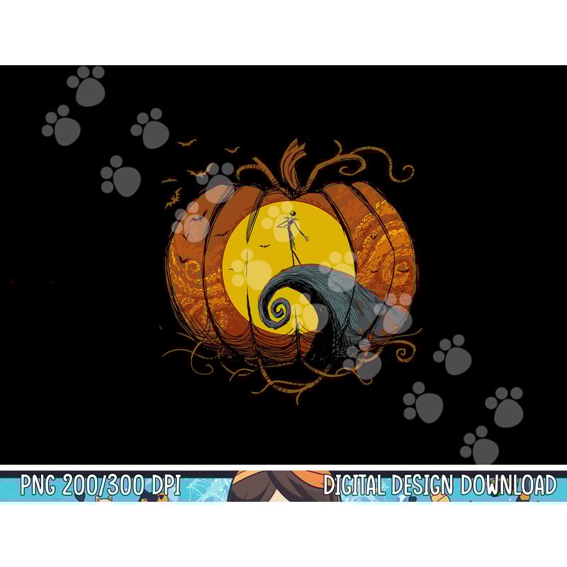 Disney The Nightmare Before Christmas Pumpkin King Lament png, sublimation copy.jpg
