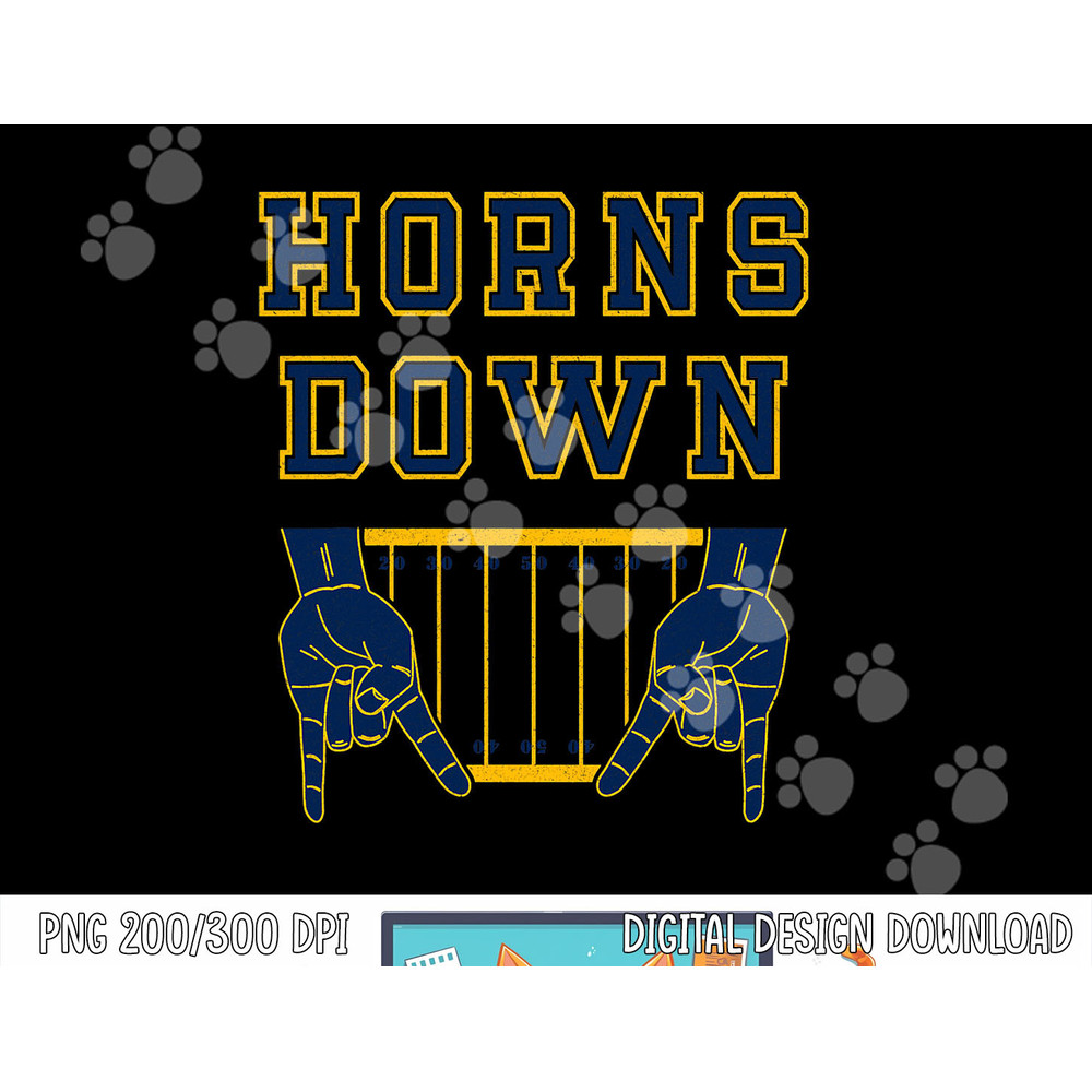 Horns Down Sign On Field png, sublimation copy.jpg