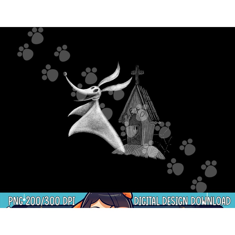 Disney The Nightmare Before Christmas Zero Dog House png, sublimation copy.jpg