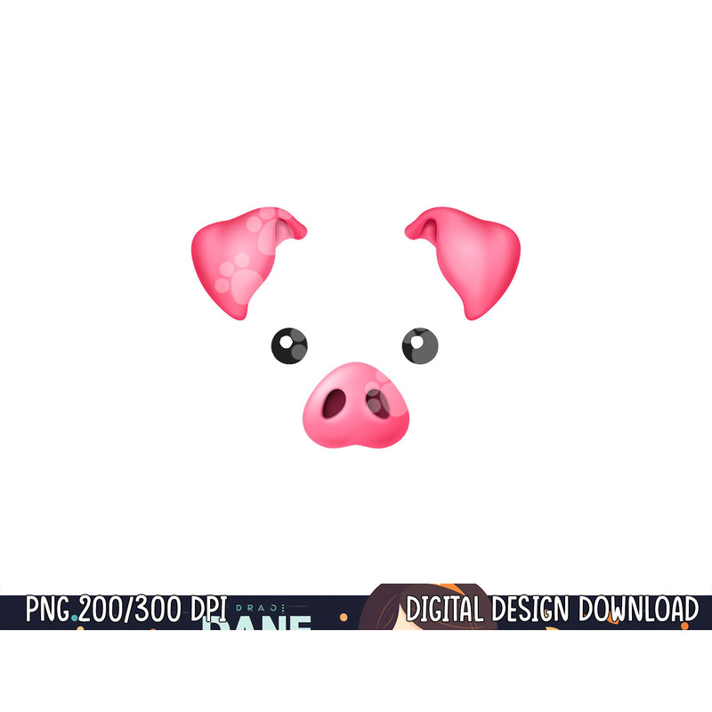 DIY Halloween Costume Pink Pig Costume for Kids Adults Shirt png, sublimation copy.jpg