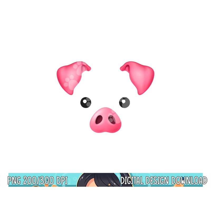 DIY Halloween Costume Pink Pig Costume for Kids Adults Shirt png, sublimation copy.jpg