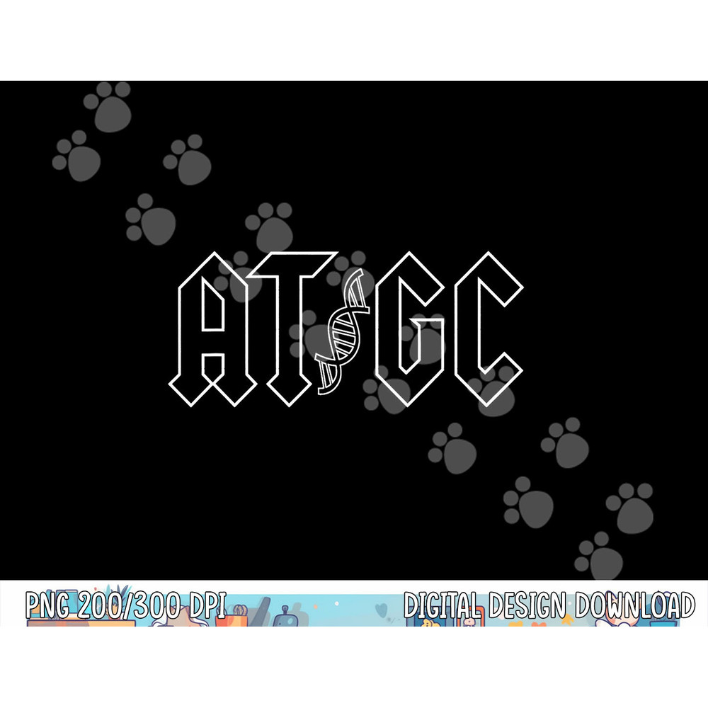 DNA ATGC Nucleotides Biology Science Teacher  png, sublimation copy.jpg