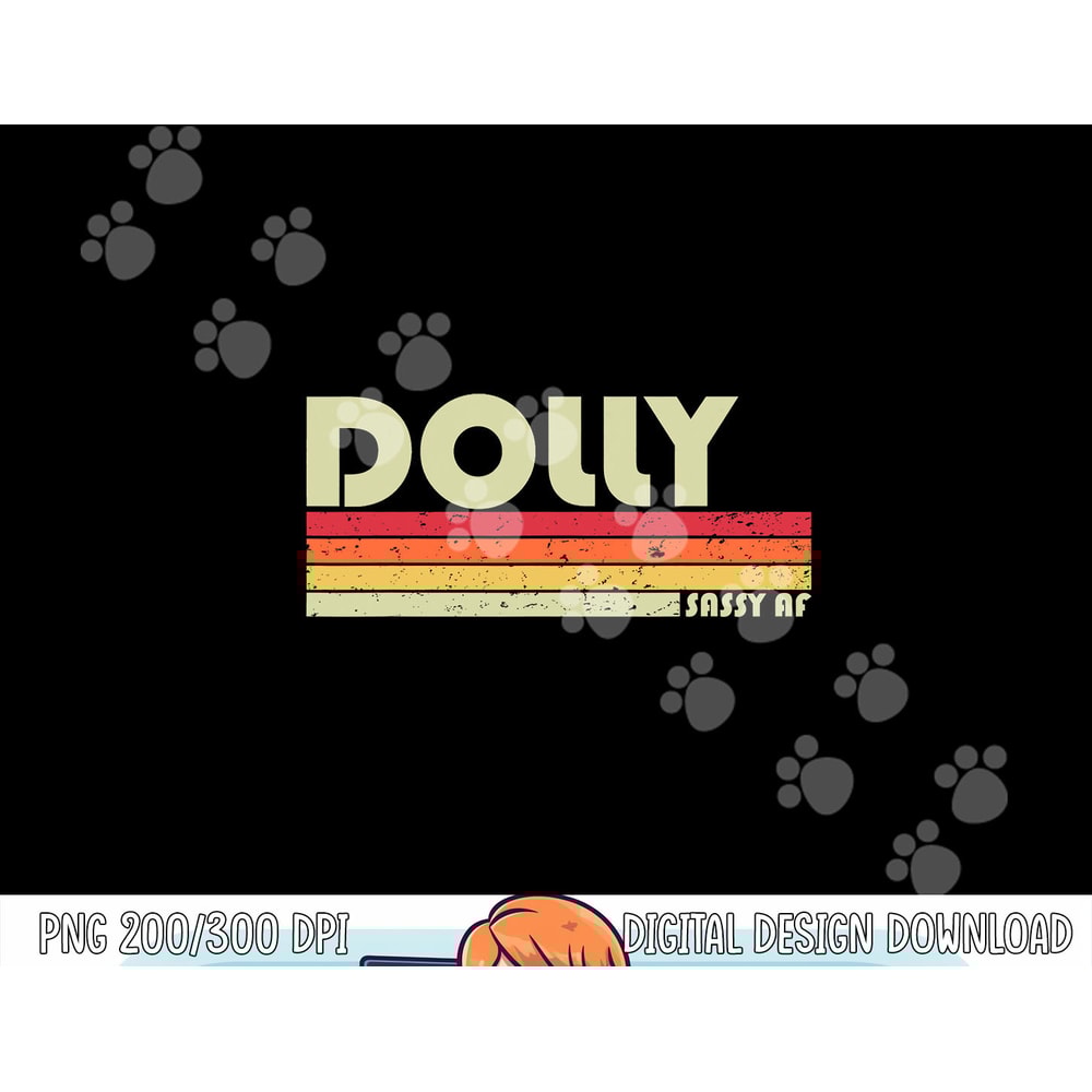 DOLLY Gift Name Personalized Retro Vintage 80s 90s Birthday png, sublimation copy.jpg
