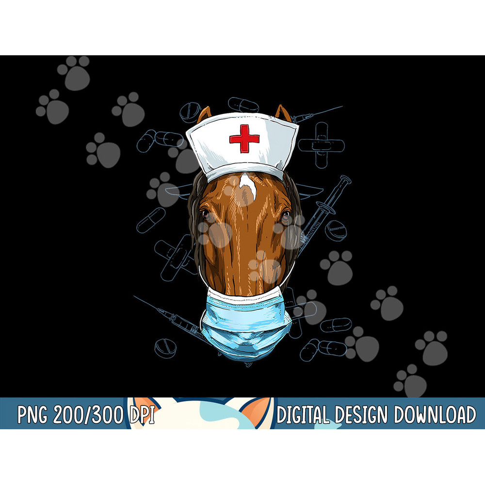 Hospital Horse ER Nurse RN LPN Nurse Life Animal Horse Lover png, sublimation copy.jpg