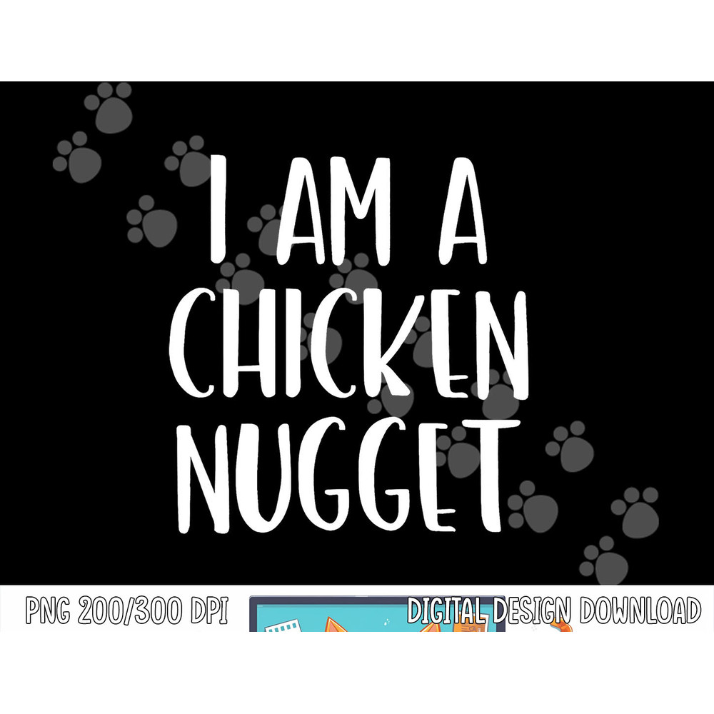 I Am A Chicken Nugget Halloween I m Simple Costume Lazy png, sublimation copy.jpg