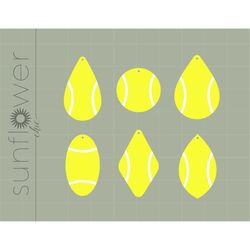tennis earrings svg download | tennis earring template cut files | tennis earrings laser cut svg jpg eps png dxf sc2251