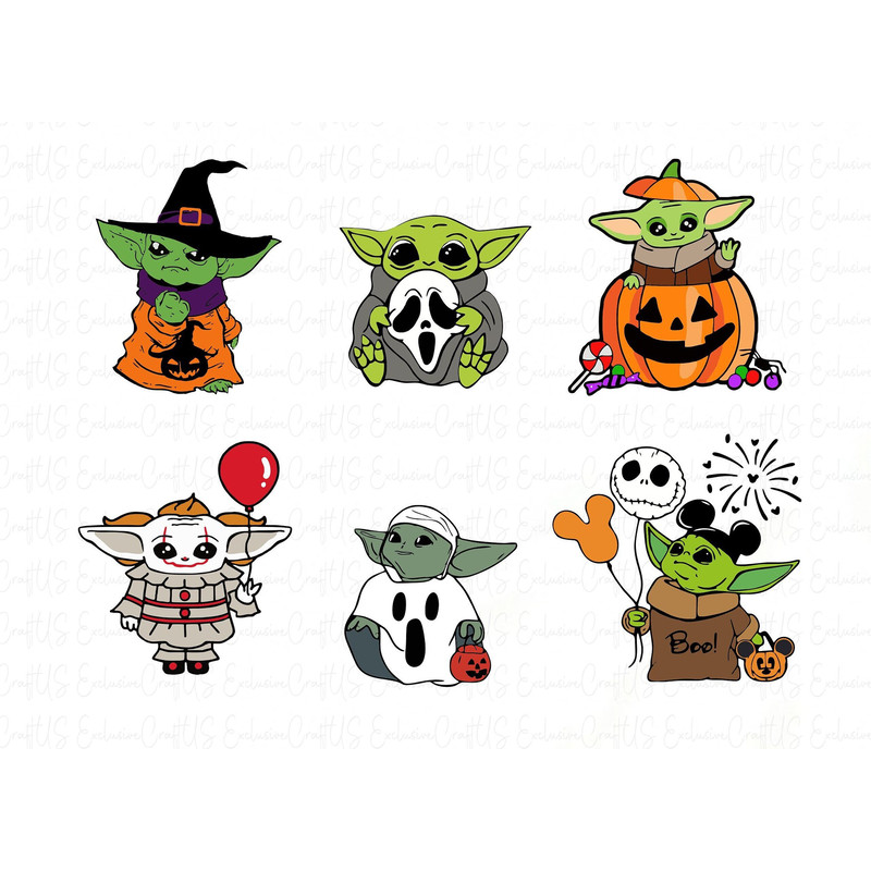 Bundle Halloween Costumes Svg, Happy Halloween SVG, Trick Or Treat Svg, Spooky Vibes Svg, Fall Svg, Png, Dxf Files For Cricut Sublimation - 1.jpg