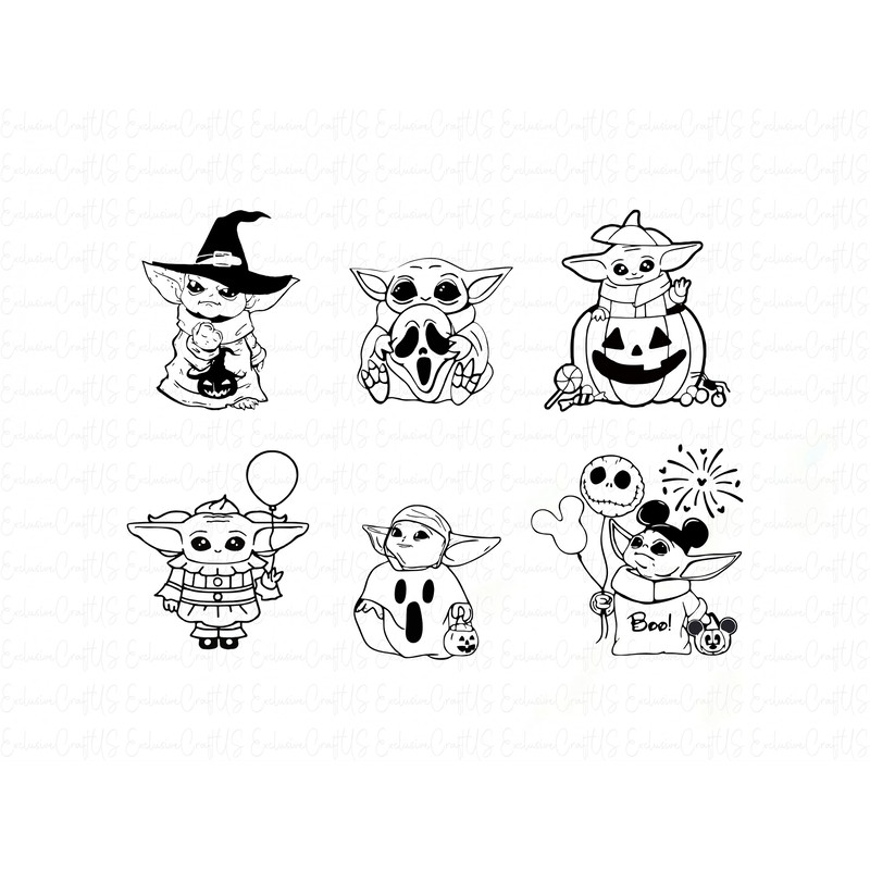 Bundle Halloween Costumes Svg, Happy Halloween SVG, Trick Or Treat Svg, Spooky Vibes Svg, Fall Svg, Png, Dxf Files For Cricut Sublimation - 2.jpg