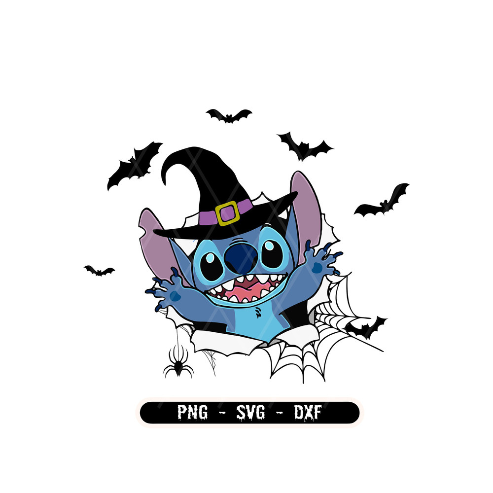 Bundle Halloween Stitch Svg, Stitch halloween Svg, Stitch Cut File, Layered Cut File, Blue Alien Svg, Halloween Svg, Svg, Png, Dxf - 1.jpg