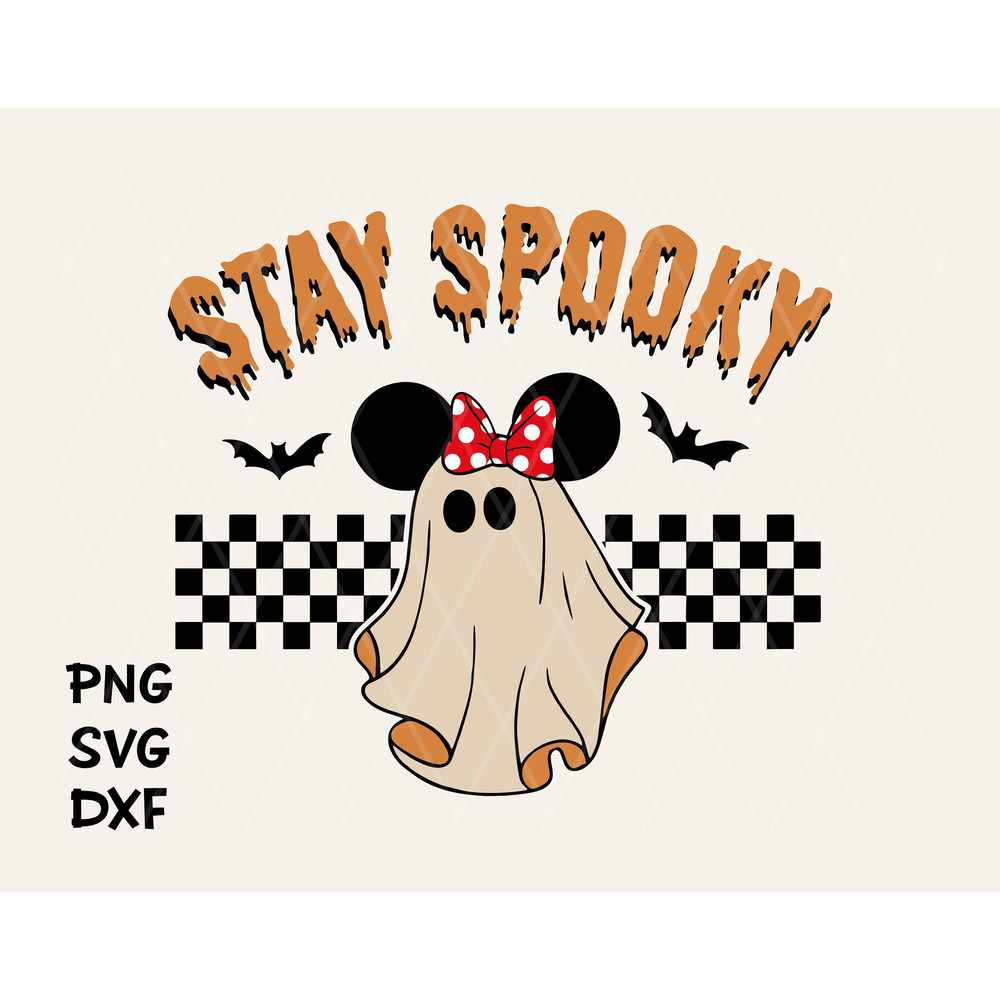 Stay Spooky Ghost Mouse SVG, Halloween Svg, Spooky svg, skeleton svg, Spooky Season Svg, Cute Halloween Svg, Retro Halloween Svg - 1.jpg
