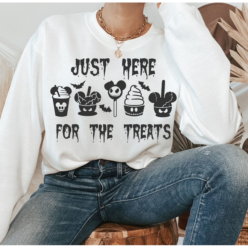Just Here For The Treats SVG, Kids Halloween SVG, Carnival Food, Trick Or Treat, Spooky Vibes, Fall, Png Files For Sublimation, Only Png - 3.jpg