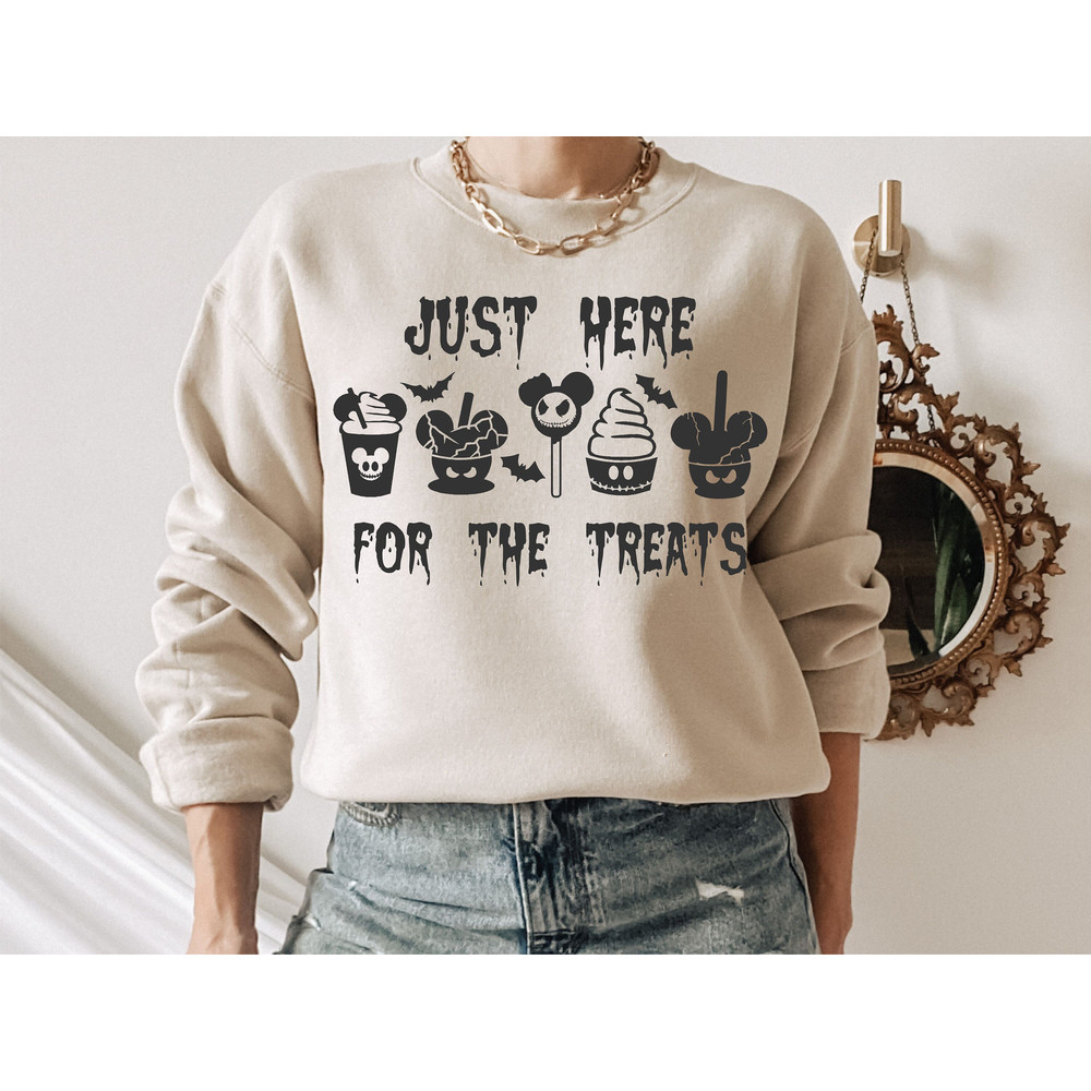 Just Here For The Treats SVG, Kids Halloween SVG, Carnival Food, Trick Or Treat, Spooky Vibes, Fall, Png Files For Sublimation, Only Png - 4.jpg