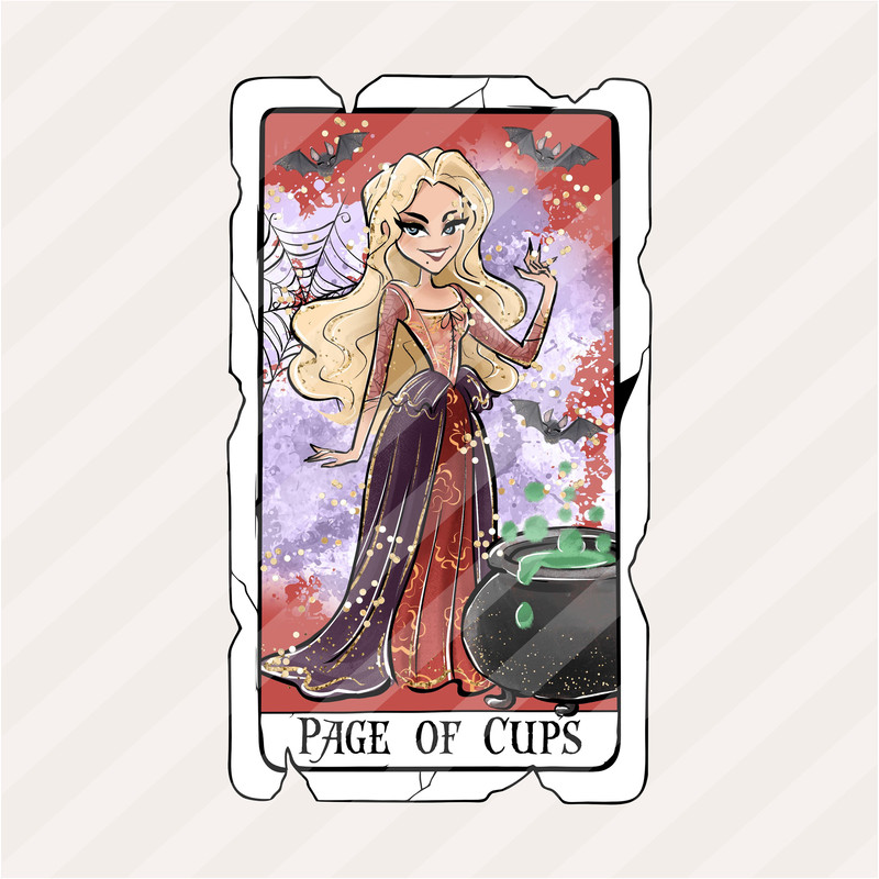 Retro Halloween Tarot Card Png Bundle, Retro Halloween Png, Horror Tarot Card Png, Sanderson Sister Png, Spooky Season Png, Trendy Halloween - 7.jpg