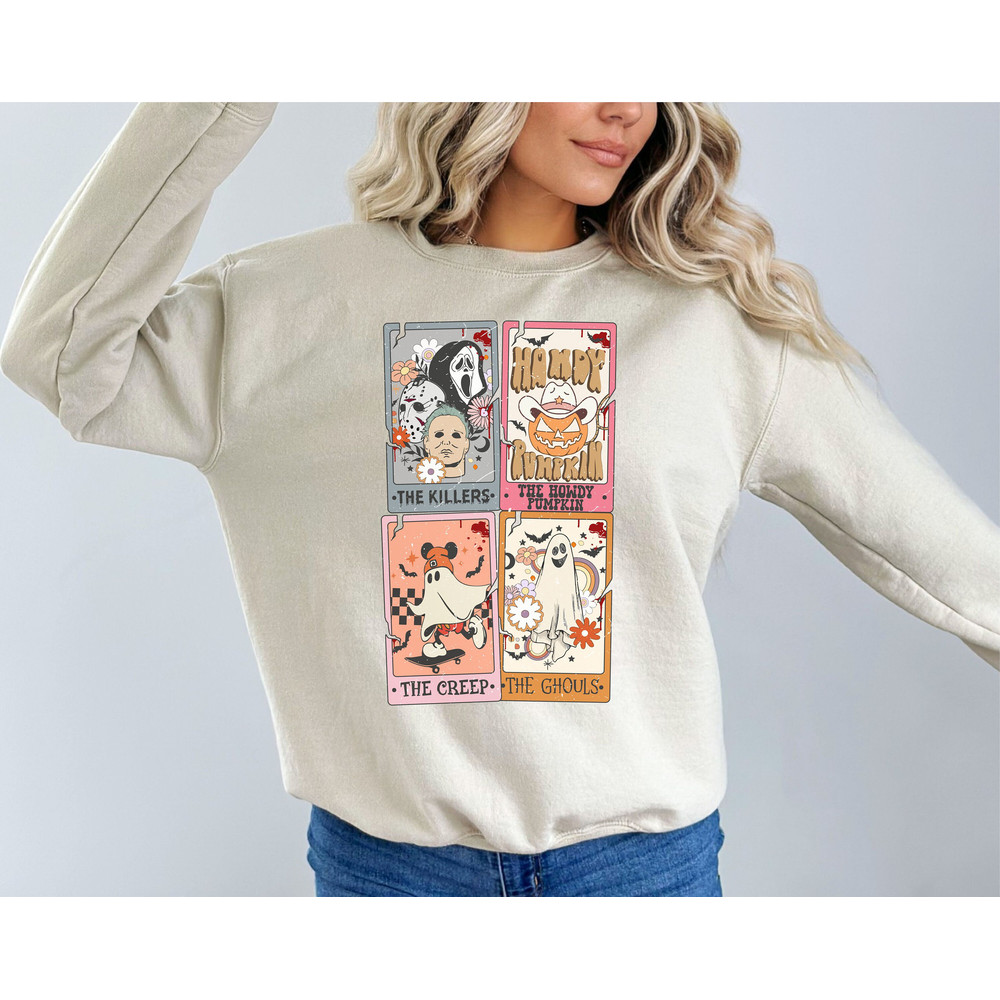 Retro Halloween Tarot Card Png, Retro Halloween Png, Retro Western Png, Summer Halloween Png, Spooky Season Png, Trendy Halloween Png - 3.jpg