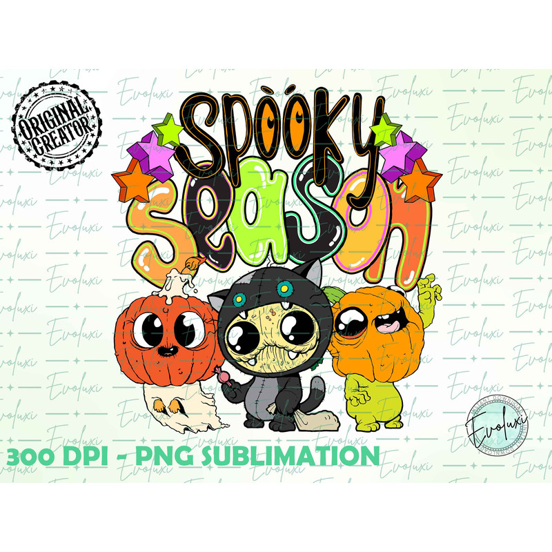 Halloween png, Spooky season png, halloween kids png, Pumpkin png, Ghost Png, Groovy halloween, halloween sublimation, designs downloads - 1.jpg