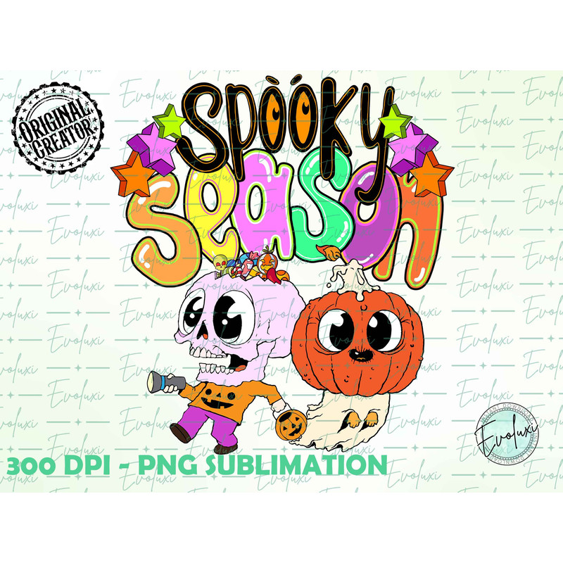 Halloween png, Spooky season png, halloween kids png, Pumpkin png, Ghost Png, Groovy halloween, halloween sublimation, designs downloads - 1.jpg