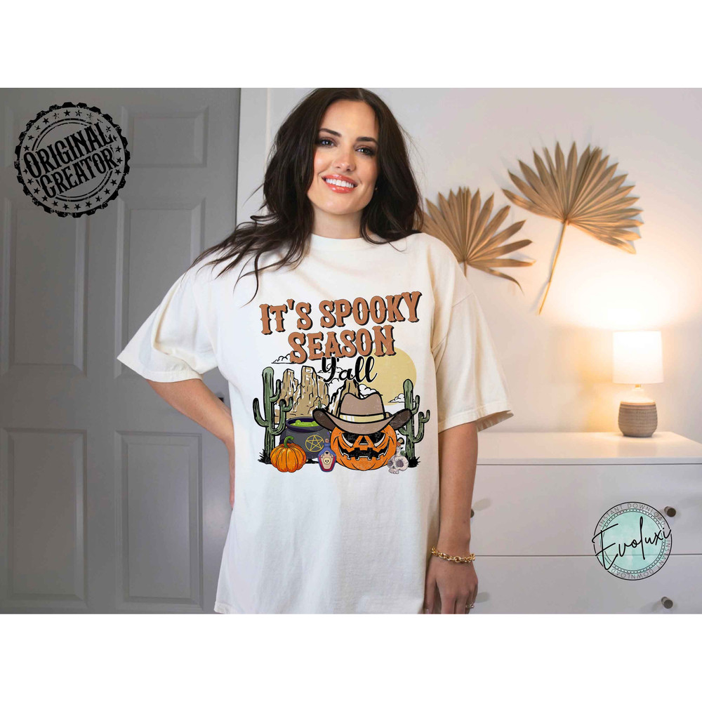 Halloween PNG, It's Spooky Season Y'all, Spooky Season Png, Spooky Season Ghost, Halloween sublimation, pumpkins png, Retro ghost png - 6.jpg
