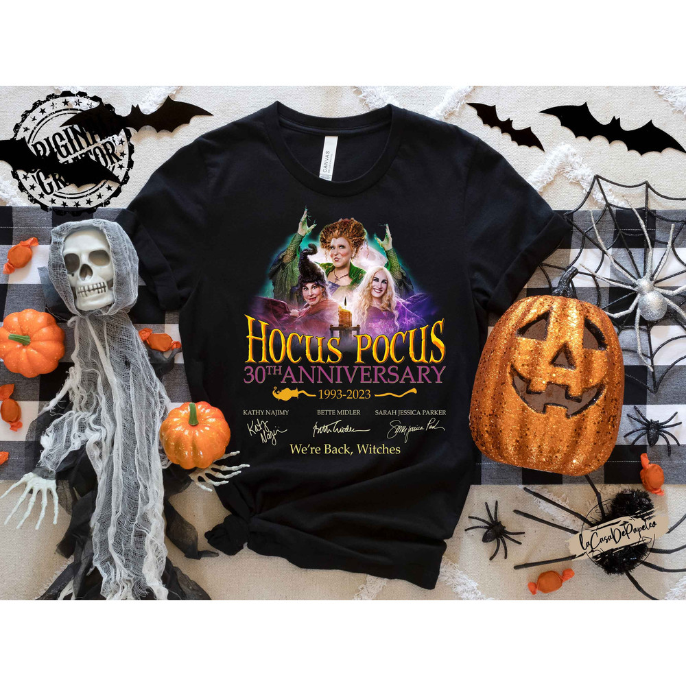Hocus Pocus 30th Anniversary 1993-2023 PNG - Hocus Pocus Shirt, Sanderson Sisters Shirt, We’re Back Witches, Sanderson Sisters Halloween - 4.jpg