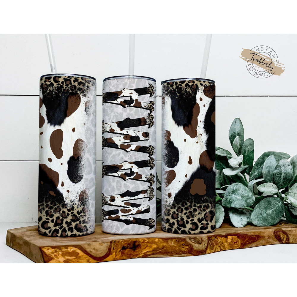 MOM Tumbler Wrap PNG, Floral Tumbler Seamless Sublimation Designs, Mom Tumbler Wrap, Mom Mother's Day Tumbler Wrap PNG, Mama 20oz Tumbler - 1.jpg