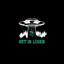 funny get in loser alien abduction ufo gift alien png file, digital download