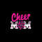 Cheer Mom Hot Pink Black Leopard Letters Cheer Pom Poms Mama Png File, Digital Download - 1.jpg