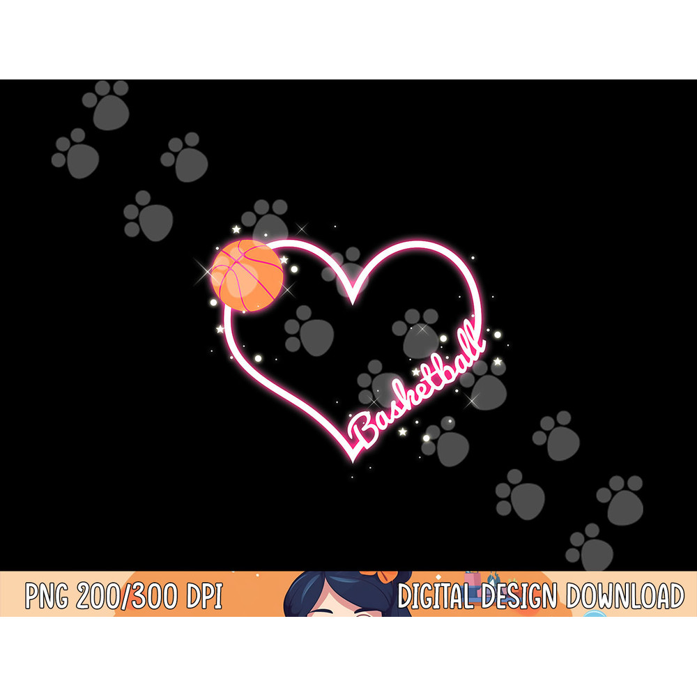 I Love Basketball, Girl Basketball Player Heart png, sublimation copy.jpg