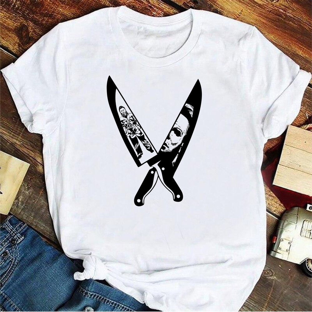 Horror movie characters in knives Svg, Halloween Svg, Michael Myers Svg, Pennywise SVG, Scream Svg, Chucky, Horror movie, Halloween Svg - 5.jpg