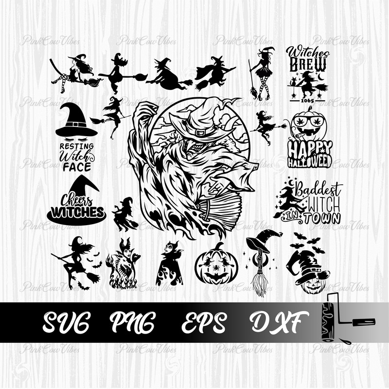 Witchy quotes and designs SVG witch svg witch clipart halloween svg magic svg svg files for cricut svg png eps dxf bundle - 1.jpg