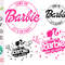 Barb Svg Bundle, SVG, Princess Silhouette, pink doll Svg, Girl Svg, Sticker Clipart, Svg Files for Cricut , SVG - PNG Decal - 5.jpg