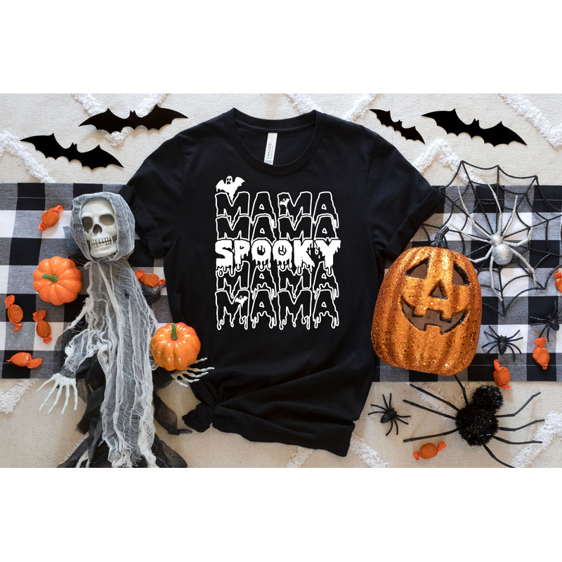 spooky mama svg, spooky mom svg, halloween shirt gift for mom, Spooky svg, halloween mama svg, mom life svg, Png Dxf cut files sublimation - 2.jpg