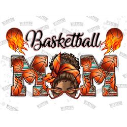 afro messy bun basketball mom png sublimation design, black woman png, basketball mom png, afro basketball mom png, digi