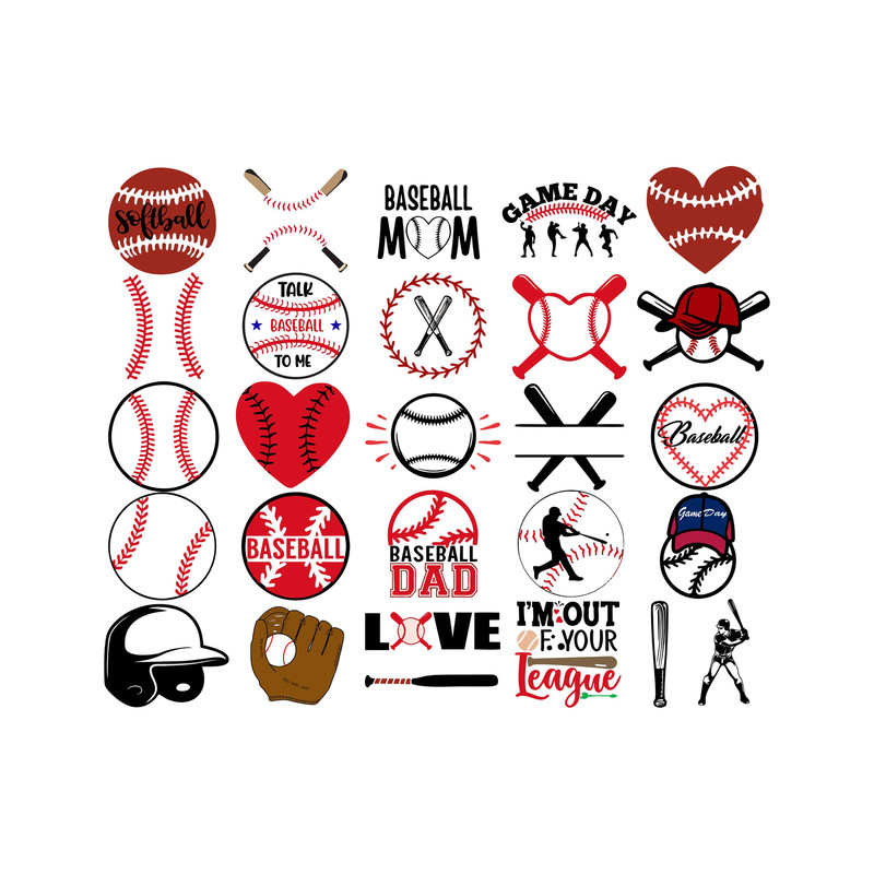 Baseball SVG Bundle, Baseball Svg Baseball Stitches svg, Baseball Monogram SVG Baseball Clipart Baseball Ball SVG Baseball Player svg - 1.jpg
