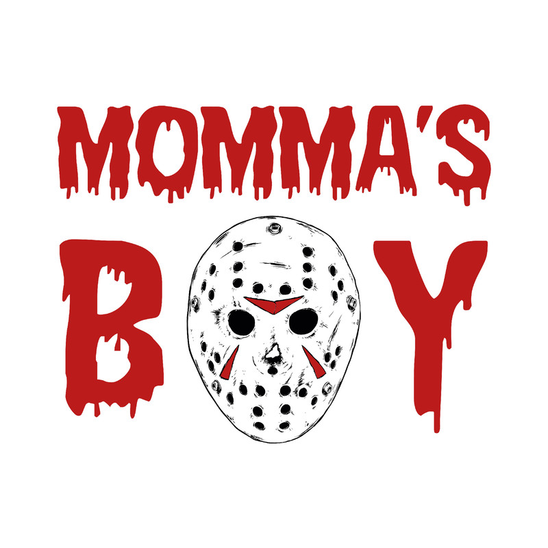 Momma's Boy Svg, Jason Vorhees SVG, Jason Vorhees Mask Svg, Halloween Svg, Horror Movie Svg, Scary Movie Svg, Digital Files, Cricut - 1.jpg