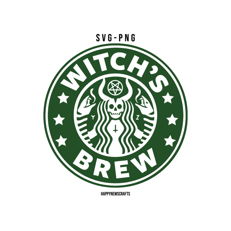Witch's Brew Svg,Basic Witch Svg, Halloween Svg, Starbucks Halloween Svg, Witch Svg, Digital Files, Cricut, Silhouette, Popular Svg, - 1.jpg
