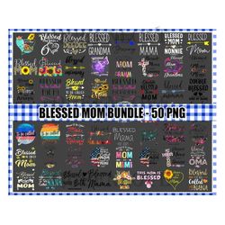 50 Blessed Mom Png, Leopard Sunflower Png, Sublimation Design, Digital Download, Mother's Day Png, Leopard Mom png, Colo