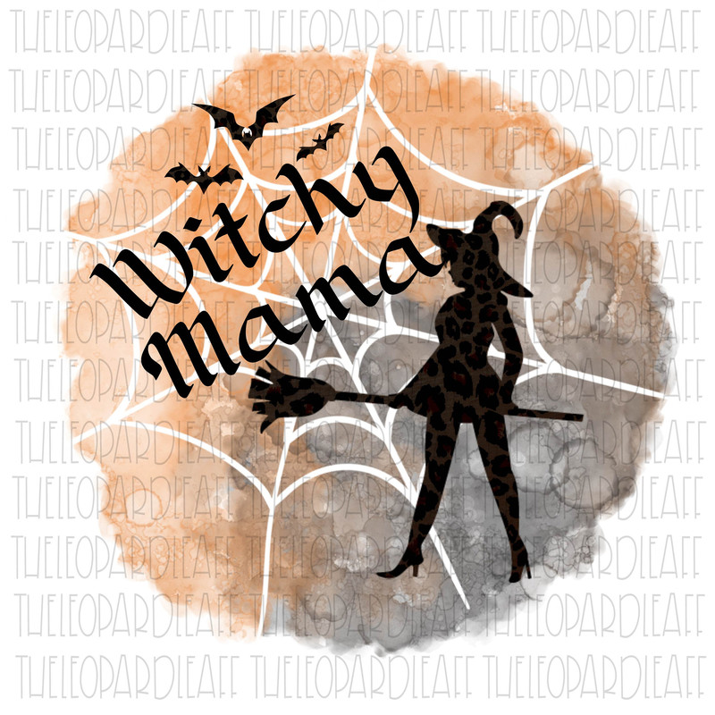 Witchy Mama, Halloween, DIGITAL DESIGN PNG file for Sublimation - 1.jpg