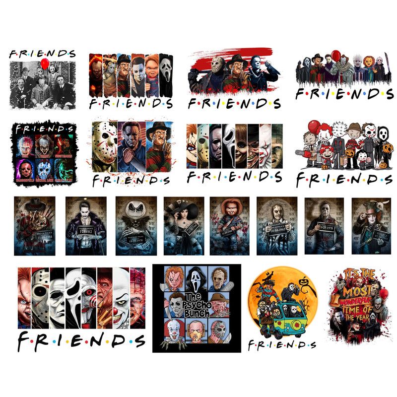 20 Movie characters Mega Png Bundle, Friends Png, halloween Png, Bundle PNG, Movie PNG, Halloween , Png Designs, Png For Shirts - 1.jpg