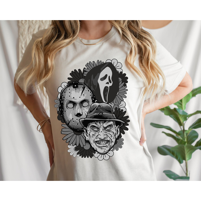 Horror movie Halloween Scream Jason Spooky Shirt Design PNG, Halloween png, Horror png, Sublimation design, png for shirts, Retro Png - 1.jpg