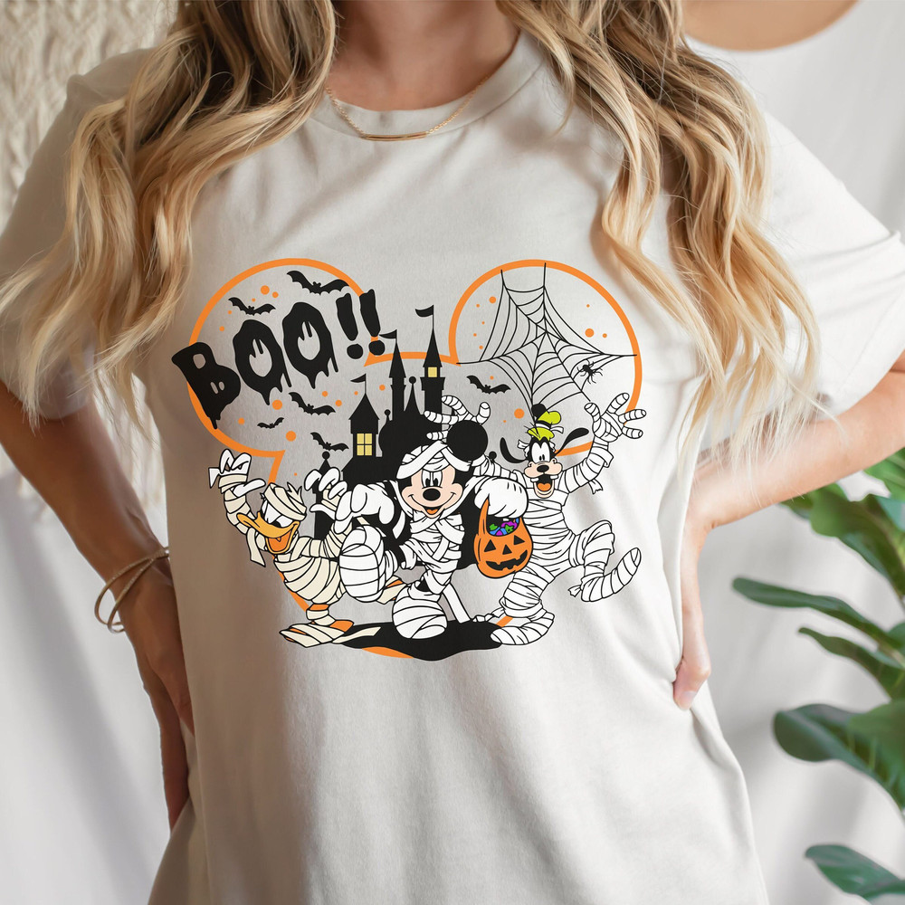 Mouse and Friends Halloween Sublimation Design, Trick or Treat png, Spooky Vibes png, Halloween png, Fall png, Sublimation Design, png file - 1.jpg