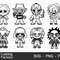 Bundle Halloween Characters SVG, Halloween Svg, Baby Horror Characters Svg, Halloween Killer Svg, Horror Movie Svg, Instant Download Cricut - 1.jpg
