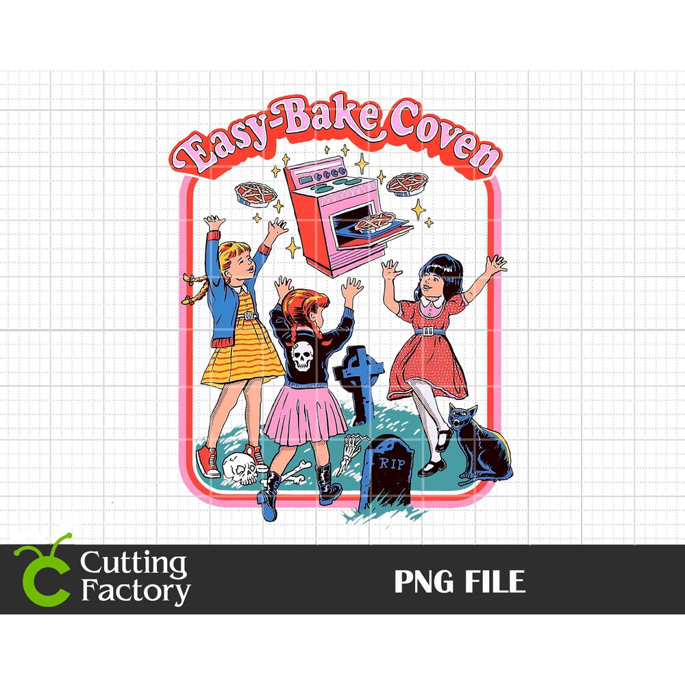 Easy-Bake Coven PNG, Happy Halloween Png, Trick Or Treat Png, Spooky Vibes Png, Retro Halloween Png, Scary Halloween, Digital Download - 1.jpg