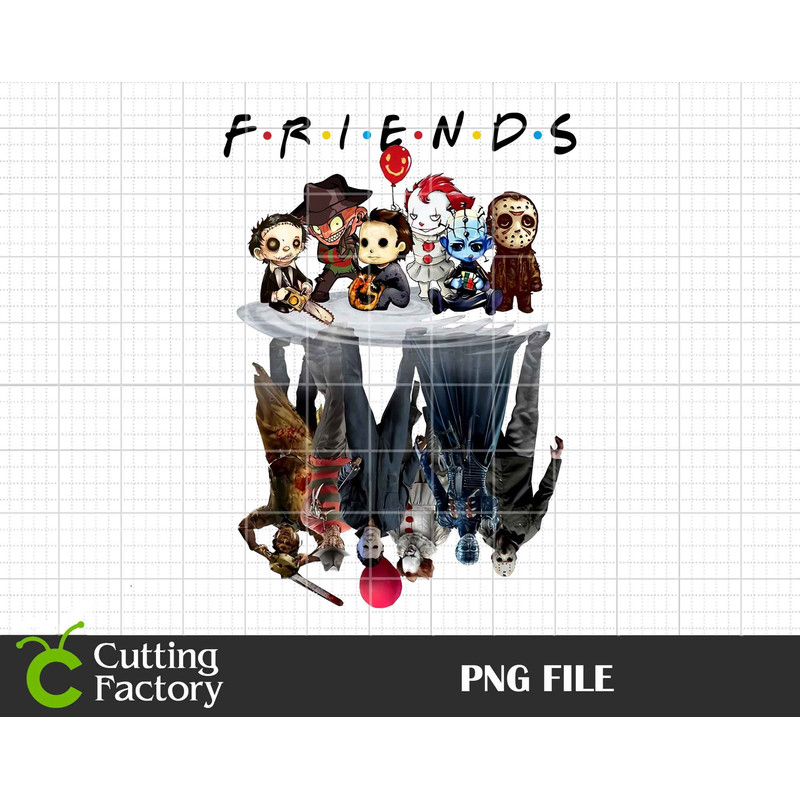 Halloween Horror Characters Friends PNG, Horror Characters Png, Halloween PNG, Halloween Horror Png, Horror Movie Png, Halloween Killer Png - 1.jpg