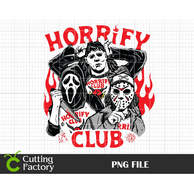 Horor Club PNG, Horror Character Png, Halloween PNG, Halloween Killer Png, Horror Movie Charactor Png, Halloween Scary Movie Png, Png File - 1.jpg