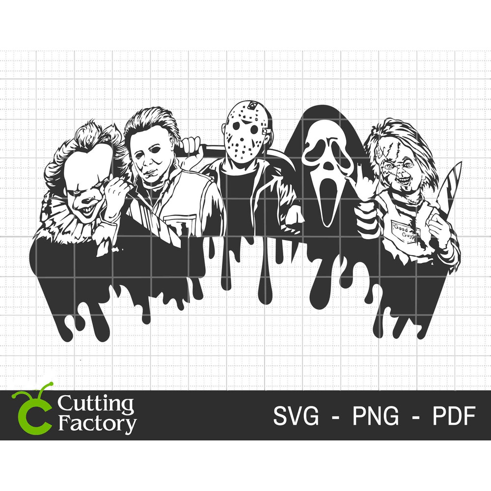 Horror Character SVG, Halloween Svg, Horror Friends Svg, Halloween Killer Svg, Horror Movie Svg, Trick Or Treat Svg, Spooky Season Svg - 1.jpg