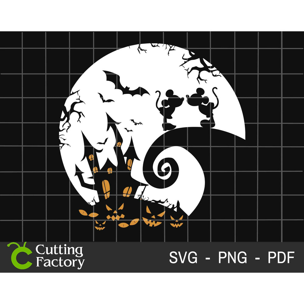 Mouse Couple SVG, Halloween Svg, Halloween Png, Spooky Svg, Trick Or Treat Svg, Trendy Halloween Svg For Shirt, Halloween Castle - 1.jpg