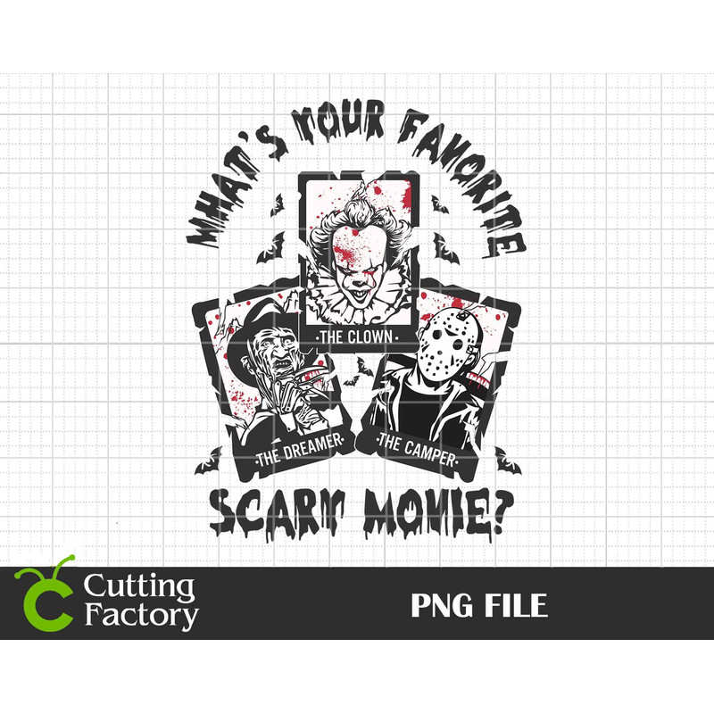 What Your Favorite Scary Movie PNG, Horror Tarot Card Png, Horror Character Png, Halloween Png, Horror Movie Png, Scary Horror Character Png - 1.jpg