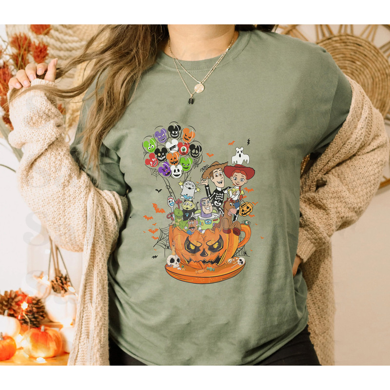 Disney Halloween Balloons Shirt, Halloween Disney Toy Story Shirt, Toy Story Halloween, Disneyworld Shirts Family, Disney Spooky Shirt - 3.jpg